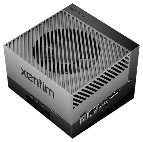 Xentim device — a local unit plugged into your camera network